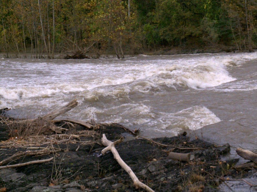 Hydraulics in LeFevre Falls, on the Rondout Creek