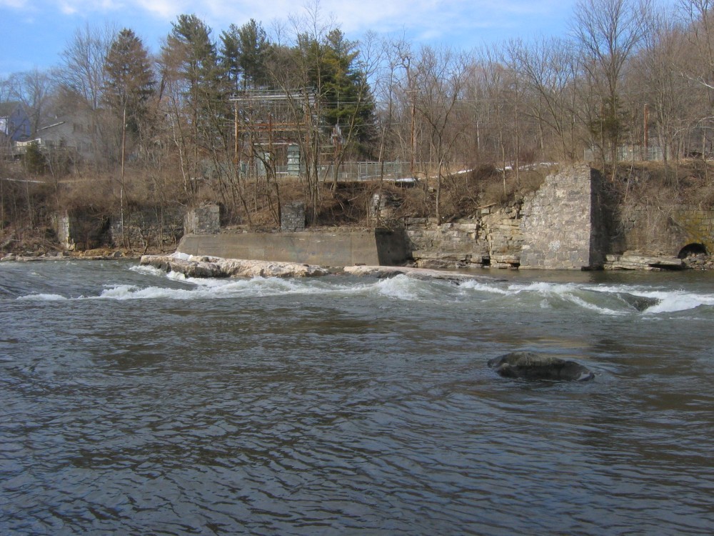 The Eye Ripper rapid on the Rondout Creek